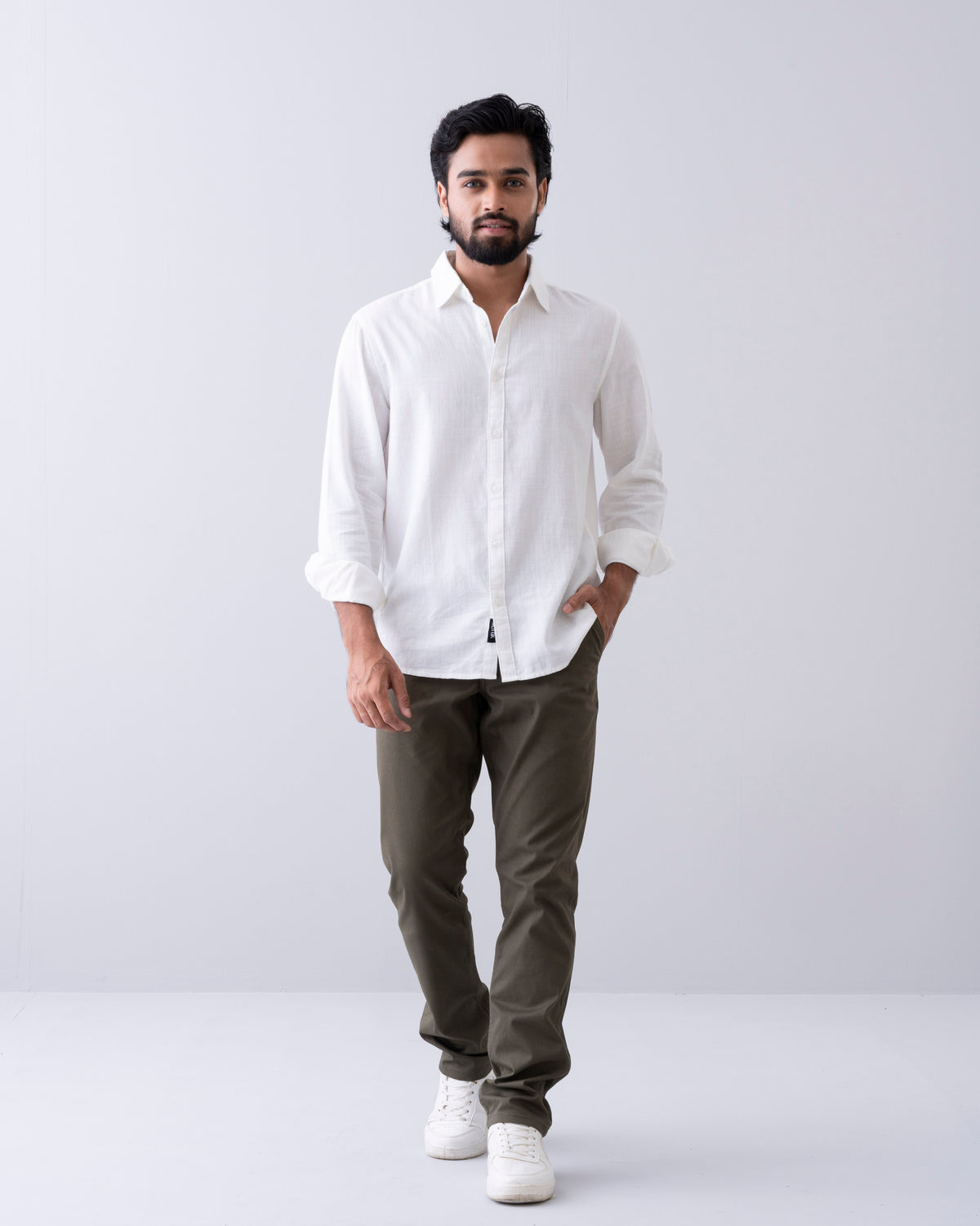 Regular fit Solid Casual shirt