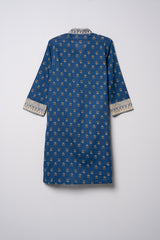Mid-Length Embroidered Relaxed Fit Ethnic Kurta - One Piece