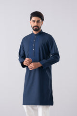 Regular Fit Embroidered Blended Fabric Formal Panjabi