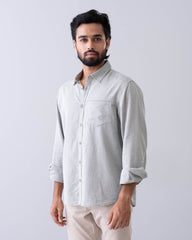 Regular Fit Solid Casual Shirt