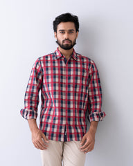 Regular Fit Check Casual Shirt