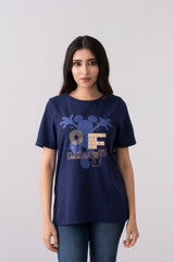 Mickey Mouse-themed Relaxed Fit Crew Neck T-Shirt - Disney