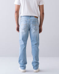 Straight Fit Blue Jeans