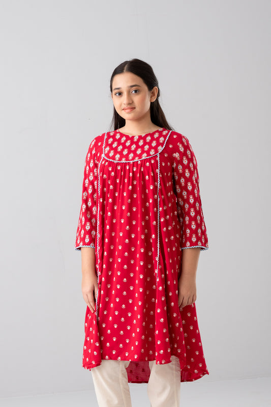 Junior Girls Ethnic Top (10-14 Years)