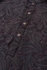 Regular Fit Jacquard Cotton Semi-Formal Panjabi