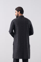 Regular Fit Jacquard Semi-Formal Panjabi