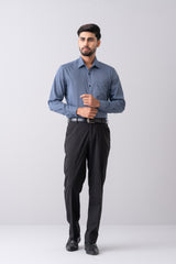 Regular Fit Micro-Printed Templeton Formal Shirt