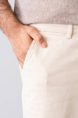 Regular Fit Solid Chinos