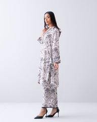 Relaxed Fit Printed Two-Piece Ethnic Set