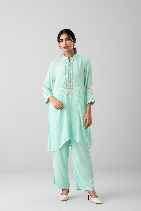 Relaxed Fit Viscose Ethnic Pants
