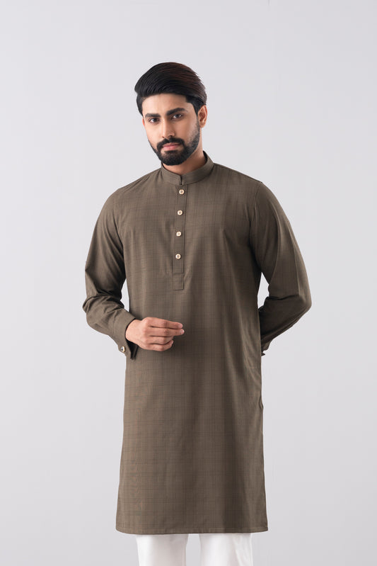 Regular Fit Blended Fabric Formal Panjabi