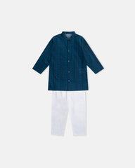 Newborn Boys' Panjabi Set (0-6 Months)