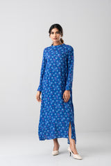 Ditsy Printed Long Dress - Mystika