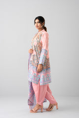 Three-Piece Digital Printed Semi-Formal Lawn