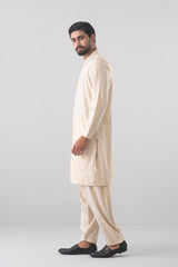 Regular Fit Blended Fabric Formal Kabli Set
