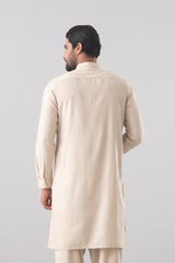 Regular Fit Blended Fabric Formal Kabli Set