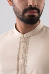 Regular Fit Blended Fabric Formal Kabli Set