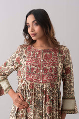 Smart Fit Embroidered One-Piece Ethnic Kurta