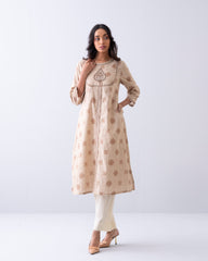 Smart Fit Printed One-Piece Ethnic Kurta