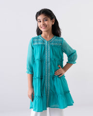 Princess Embroidered Ethnic Trail (6-8 Years)