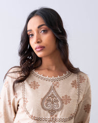 Smart Fit Printed One-Piece Ethnic Kurta