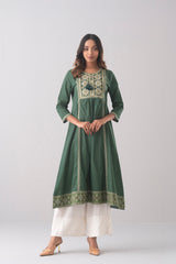 Smart Fit Printed Ethnic Kurta