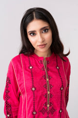 Relaxed Fit Embroidered Two-Piece Ethnic Set