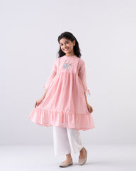 Princess Embroidered Ethnic Top (6-8 Years)