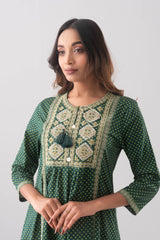 Smart Fit Printed Ethnic Kurta