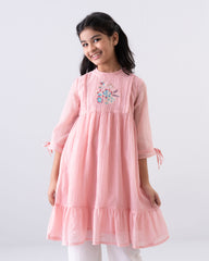 Princess Embroidered Ethnic Top (6-8 Years)
