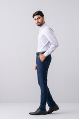 Slim Fit Dobby Texture Formal Pant