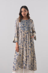 Smart Fit Embroidered One-Piece Ethnic Kurta