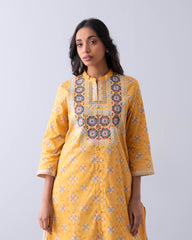 Smart Fit Embroidered One-Piece Ethnic Kurta