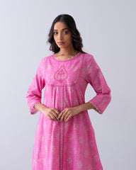 Smart Fit Printed One-Piece Ethnic Kurta