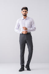 Slim Fit Dobby Texture Formal Pant