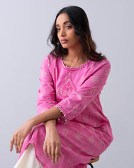 Smart Fit Printed One-Piece Ethnic Kurta