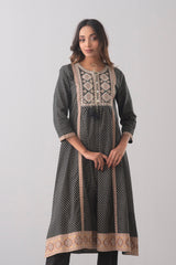 Smart Fit Printed Ethnic Kurta