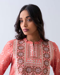 Smart Fit Embroidered One-Piece Ethnic Kurta