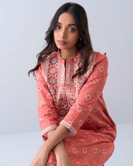 Smart Fit Embroidered One-Piece Ethnic Kurta