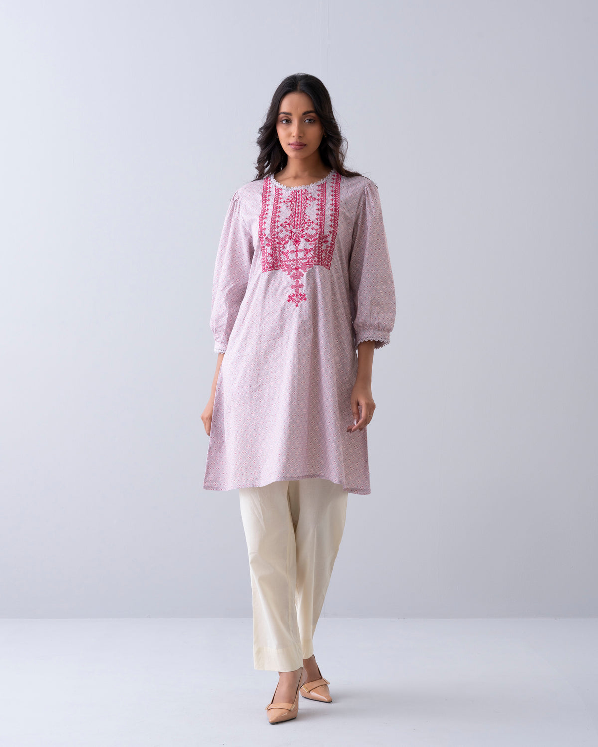 Smart Fit Embroidered Ethnic Kurti
