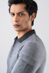 Regular Fit Cold Dye Polo Shirt