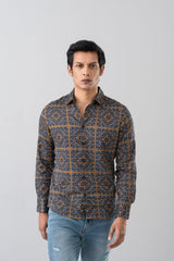 Slim Fit Printed Casual Shirt