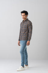 Slim Fit Printed Casual Shirt