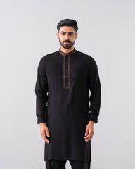 Regular Fit Embroidered Semi-Formal Kabli Set