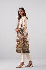 Relaxed Fit Digital Printed Lawn Kurta