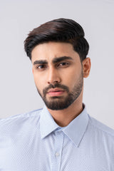 Regular Fit Micro-Checkered Ultra Formal Shirt