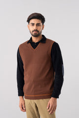 Regular Fit Single Jersey Sweater Vest