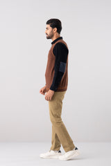 Regular Fit Single Jersey Sweater Vest