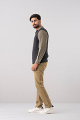 Regular Fit Cable-Knit Sweater Vest