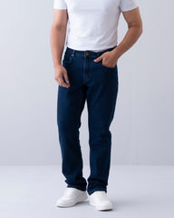 Straight Fit Blue Jeans